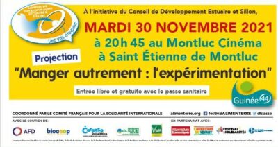 Projection « Manger autrement, l’expérimentation » dans la cadre du festival AlimenTERRE